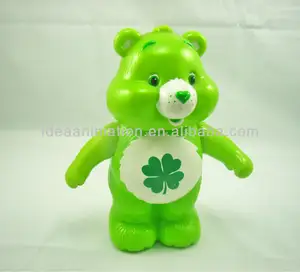 OEM 15cm roto cast vinly cartoon bear toys