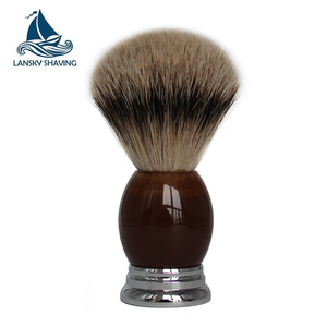 <span class=keywords><strong>Haut</strong></span> <span class=keywords><strong>de</strong></span> <span class=keywords><strong>Gamme</strong></span> Privé Étiquette Argent Pointe <span class=keywords><strong>Blaireau</strong></span> - Product Image 5