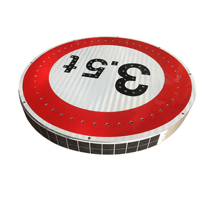 Özelleştirilmiş güneş led trafik taşınabilir alüminyum yol uyarı işareti - Product Image 3
