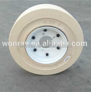 हवाई अड्डे की सामान गाड़ी ठोस पहिया विमान टायर 4.00-8 3.00 / 3.70 <span class=keywords><strong>gse</strong></span> व्हील - Product Image 2