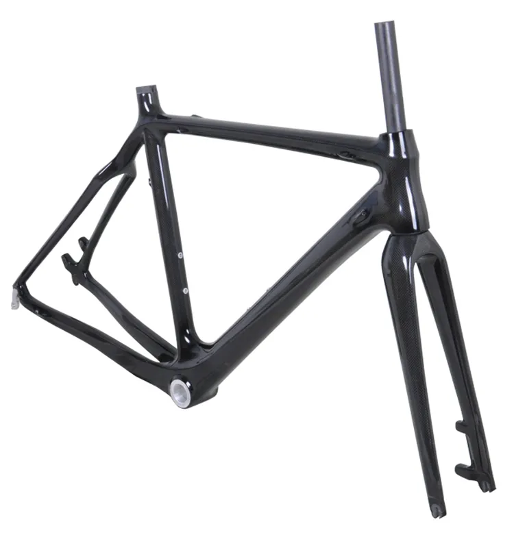 700C frame cyclocross, carbon cyclocross bike frame disc brake quick release carbon fiber bike frame