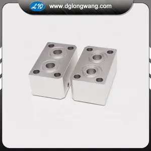 OEM customized CNC milling service 7075 t6 aluminum block for guide gas block