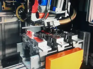 Yüksek hızlı 5 eksen 3 kafa CNC naylon Brushmachine çin'de yapılan/makine yapımı birçok fırçalar ve süpürgeler