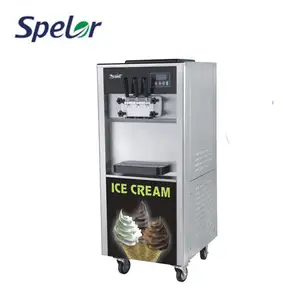 Machine à crème glacée gel ato pour fabrication chinoise originale, appareil de congélateur continu et économique