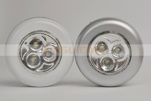 Pin di động Powered đẩy không dây 3 <span class=keywords><strong>LED</strong></span> đêm đèn đa chức năng trong nhà tường trần ánh sáng - Product Image 3