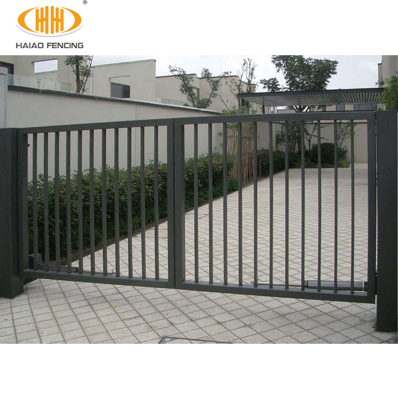 Популярные высококачественные металлические ворота различных типов порошкового покрытия