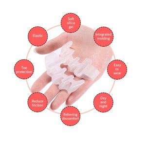 JOHN Sports Comfort Séparateur d'orteils unisexe en gel à quatre trous, semelles intérieures en silicone souple, protection des pieds pour soulagement du hallux valgus - Product Image 5