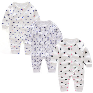 Cotton 2 layers baby clothing romper jumpsuit onesie pajamas - Product Image 2