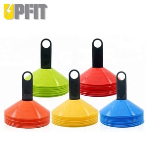 Conos de Agilidad Deportivos Ajustables, Duraderos y Suaves, de PE/<span class=keywords><strong>PVC</strong></span>, para Entrenamiento de Velocidad en Fútbol - Product Image 1