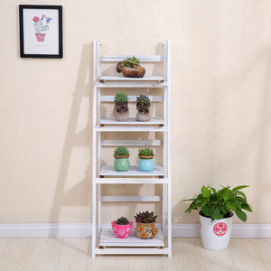 Étagère à fleurs en <span class=keywords><strong>bois</strong></span> de couleur naturelle, étagère en <span class=keywords><strong>bois</strong></span> - Product Image 3