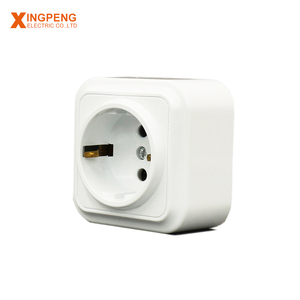 Điện Bề Mặt Núi 64*64 Mm 16 Amp Bảng Điều Khiển ABS Schuko Ổ Cắm Tiêu Chuẩn Châu Âu - Product Image 4