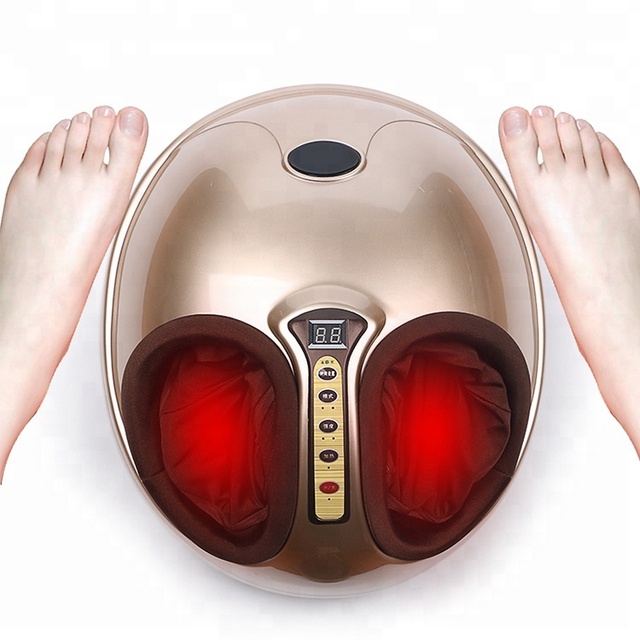 Electric Foot Massager Machine with Heat and Vibration Feature