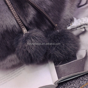 Grazia imitazione <span class=keywords><strong>di</strong></span> <span class=keywords><strong>lusso</strong></span> della piuma pelliccia borsa <span class=keywords><strong>di</strong></span> paglia sacchetto <span class=keywords><strong>di</strong></span> mano per la donna <span class=keywords><strong>di</strong></span> genere - Product Image 3
