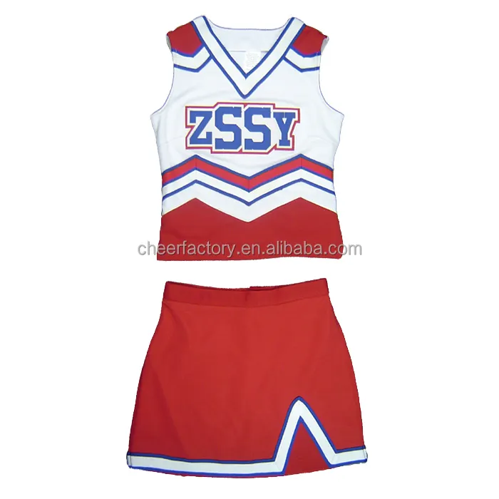 Newest Unique Design Super Comfort Girl's girl cheerleading uniform with high quality