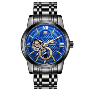 Tevise lujo flying tourbillon hombres reloj Japón movimiento Función de fase lunar ahueca hacia fuera diseño Relojes - Product Image 1