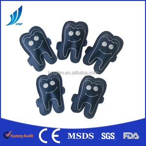 Customzied <span class=keywords><strong>en</strong></span> forma de dientes Suave tela de Nylon <span class=keywords><strong>Gel</strong></span> caliente compresa fría - Product Image 6