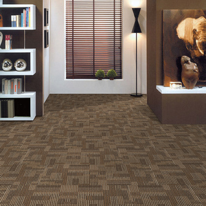 VUÔNG PVC chống cháy Thảm sợi gạch chần kỹ thuật cho văn phòng phòng khách nhà ngoài trời khách sạn phòng tắm sử dụng sàn thảm - Product Image 5