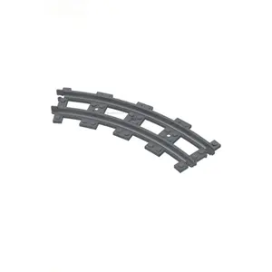 Import and export Hot item High track brick DIY toys parts Narrow curve train track Creative connect Rail system toys (NO.85976)