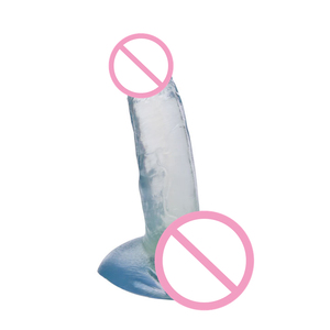 Dildo besar jeli realistis <span class=keywords><strong>Penis</strong></span> dengan cangkir hisap kuat mainan seks untuk wanita Masturbator produk seks dewasa - Product Image 2