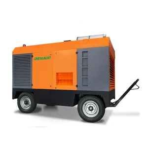 diesel screw 10 bar 950 cfm portable air compressor