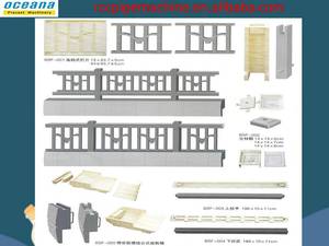 Moule de <span class=keywords><strong>clôture</strong></span> <span class=keywords><strong>en</strong></span> <span class=keywords><strong>béton</strong></span> préfabriquée, meilleure vente chinoise, <span class=keywords><strong>en</strong></span> plastique, décoration de jardin - Product Image 6