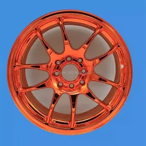 Revêtement noir en alliage de <span class=keywords><strong>peinture</strong></span> chromée <span class=keywords><strong>rouge</strong></span>, nanomètre IVIP, <span class=keywords><strong>jante</strong></span> de voiture - Product Image 1