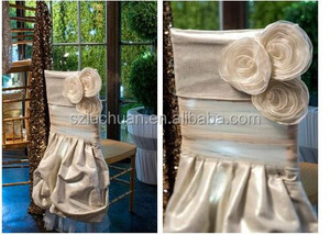 Luchuan-<span class=keywords><strong>fundas</strong></span> decorativas para sillas y mantel, cubierta para sillas de boda, eventos - Product Image 3