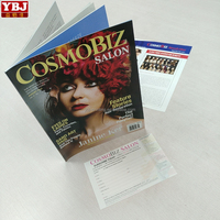 Magazine bon marché fait sur commande d'usine professionnelle/livre de magazine de salon/magazine d'impression couleur