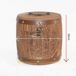 Số Lượng Lớn Thùng Rỗng Paulownia Gỗ Carbon Màu Trà Cà Phê Thùng Lưu Trữ Tin - Product Image 6