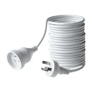 UNITED CABLE Power Extension Lead 10 Metre White 240VAC 10AMP
