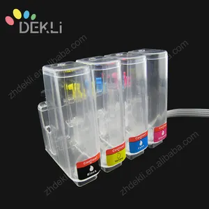 4 Color DIY CISS Ink Tank For Canon HP Inkjet Printer