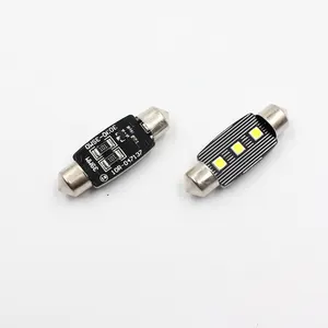 Festoon lâmpada led para interior automotivo, lâmpada led para automóveis, 31mm, 36mm, 39mm, 42mm, 3smd, 3030, canbus, c5w