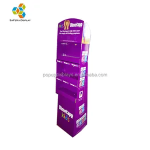 Retail Display Retail Pharmacy POP Up Drug Stores Stand Free Standing Supermarket Shelf Floor Display For Kids