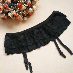 Hermosa chica XXX sexy lingerie negro caliente correa de Liga fotos - Product Image 6