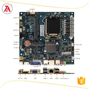 Placa base Intel H110 LGA1151 nueva compatible con DDR3 <span class=keywords><strong>DDR4</strong></span> <span class=keywords><strong>RAM</strong></span> Disco Duro SATA de canal de memoria única Puerto VGA/HD/LVDS integrado - Product Image 5