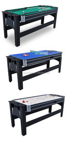 Deluxe thể thao đa bảng trò chơi <span class=keywords><strong>6ft</strong></span>/7ft 4-in-1 xoay bóng bàn, hồ bơi, trò chơi khúc côn cầu ăn hồ bơi bàn bi-a - Product Image 2