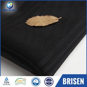 Importación china Grande respirable suave negro 100 poliéster tejido de punto telas - Product Image 2