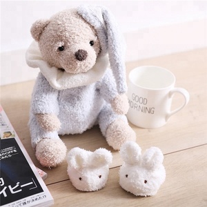 Orsacchiotto di Peluche 100% Organico <span class=keywords><strong>con</strong></span> <span class=keywords><strong>Pigiama</strong></span>, Giocattolo Morbido Personalizzato per Bambini, Orsetto Angelo - Product Image 6