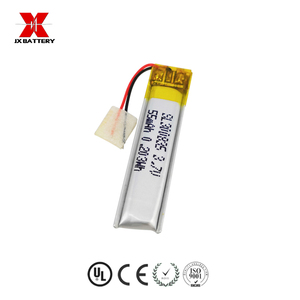 베스트 셀러 충전식 리 폴리머 배터리 300835 <span class=keywords><strong>3</strong></span>.7v 55mAh pcb - Product Image 3