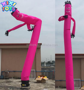 Colore rosa ballerino gonfiabile, pubblicità gonfiabile sky ragazzo agitando le braccia - Product Image 2