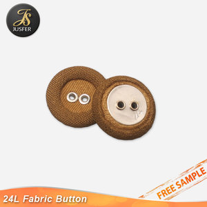 Thiết Kế Mới Nút Vải Phẳng Nút Đôi Với Khoen Cho Áo - Product Image 5