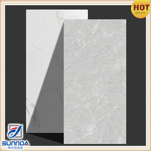 <span class=keywords><strong>Carrelage</strong></span> de sol en céramique brillant de haute qualité, porcelaine polie, corps complet de marbre breloque, <span class=keywords><strong>miroir</strong></span> <span class=keywords><strong>blanc</strong></span>, brillant, 60x120cm - Product Image 5