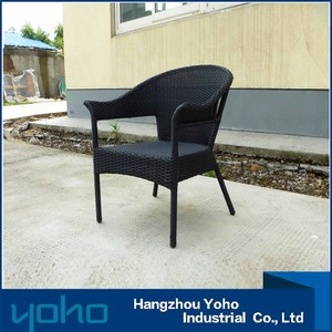 All Weather <span class=keywords><strong>rattan</strong></span> sillón <span class=keywords><strong>de</strong></span> mimbre negro Silla <span class=keywords><strong>de</strong></span> playa al aire libre patio silla - Product Image 6