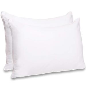 Housse de coussin en tissu imperméable blanc uni anti-acariens - Product Image 4