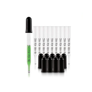 หลอดหยดยา 1 มล. ปลายตรง หลอดหยดแก้วแบบมีสเกล หลอดหยดยา หัวยางสีดำ - Product Image 5