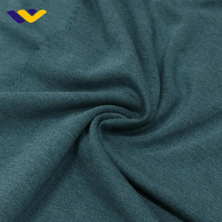 Fabric Cotton Acrylic Modal Spandex Knitted 240G Jersey Fabric Spandex / Modal/acrylic Interlock YARN DYED 150D/100D CN;GUA GOTS