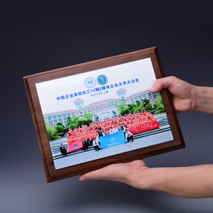 High Quality Square Shape Walnut <strong>Wood</strong> <strong>Plaques</strong> for Competition Prizing Ceremony Souvenirs - Product Image 3