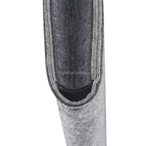 Écologique gris feutre chevet stockage Caddy lit rangé poche organisateur sac pour livre ordinateur portable téléphone
