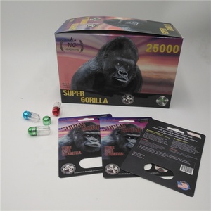 3D-Effekt Pille Medizin für Männer Verpackungs karte Rhino Black Panther Blister Verpackung Display Box - Product Image 3