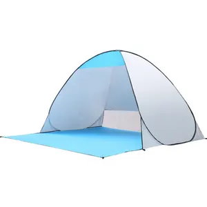 1-2 人快速打开 90% 紫外线防护防晒霜弹出海滩帐篷露营钓鱼